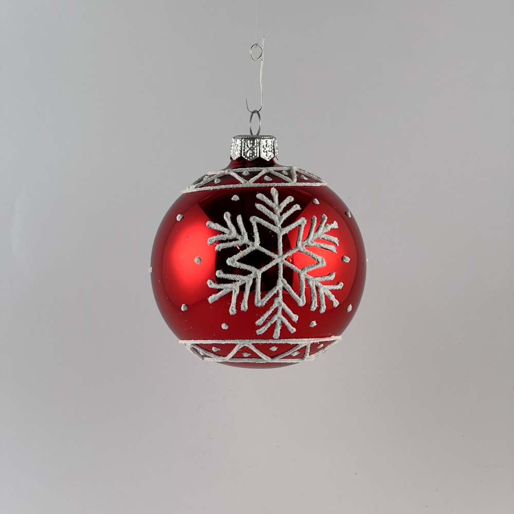 Komplet bombek "Śnieżynka"