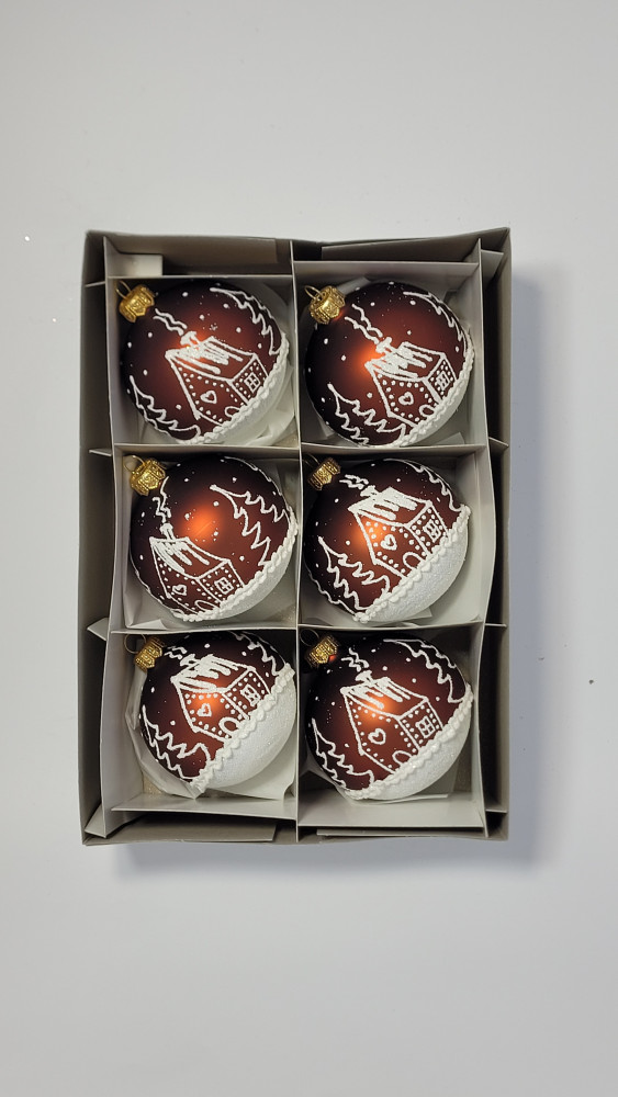 Komplet bombek "Piernikowa chata"