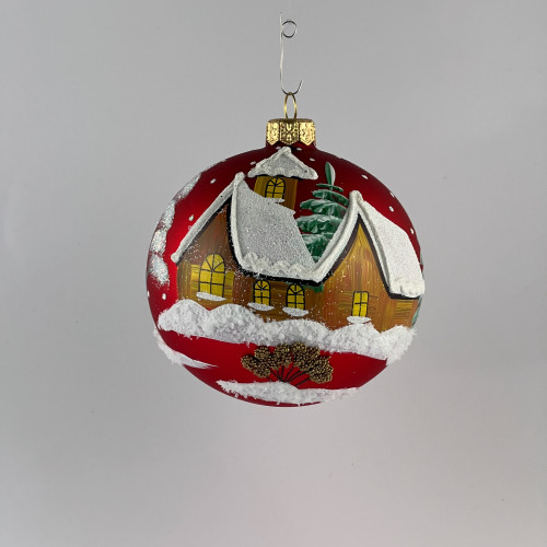 Komplet bombek "Białe święta"