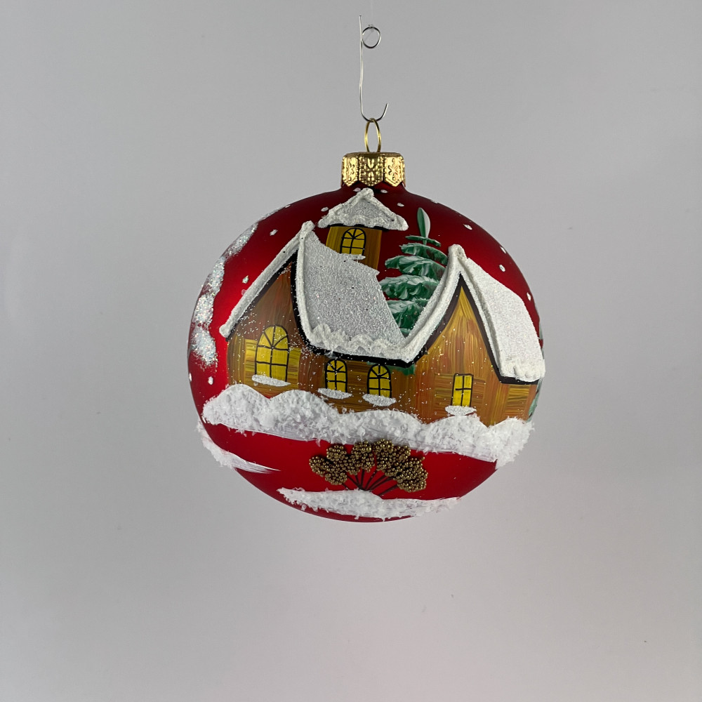 Komplet bombek "Białe święta"