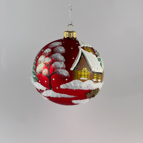 Komplet bombek "Białe święta"