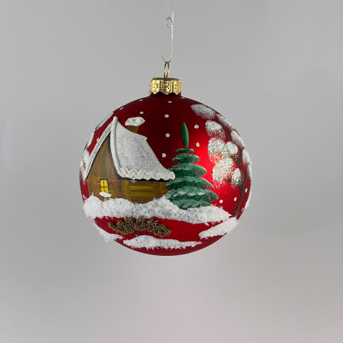 Komplet bombek "Białe święta"