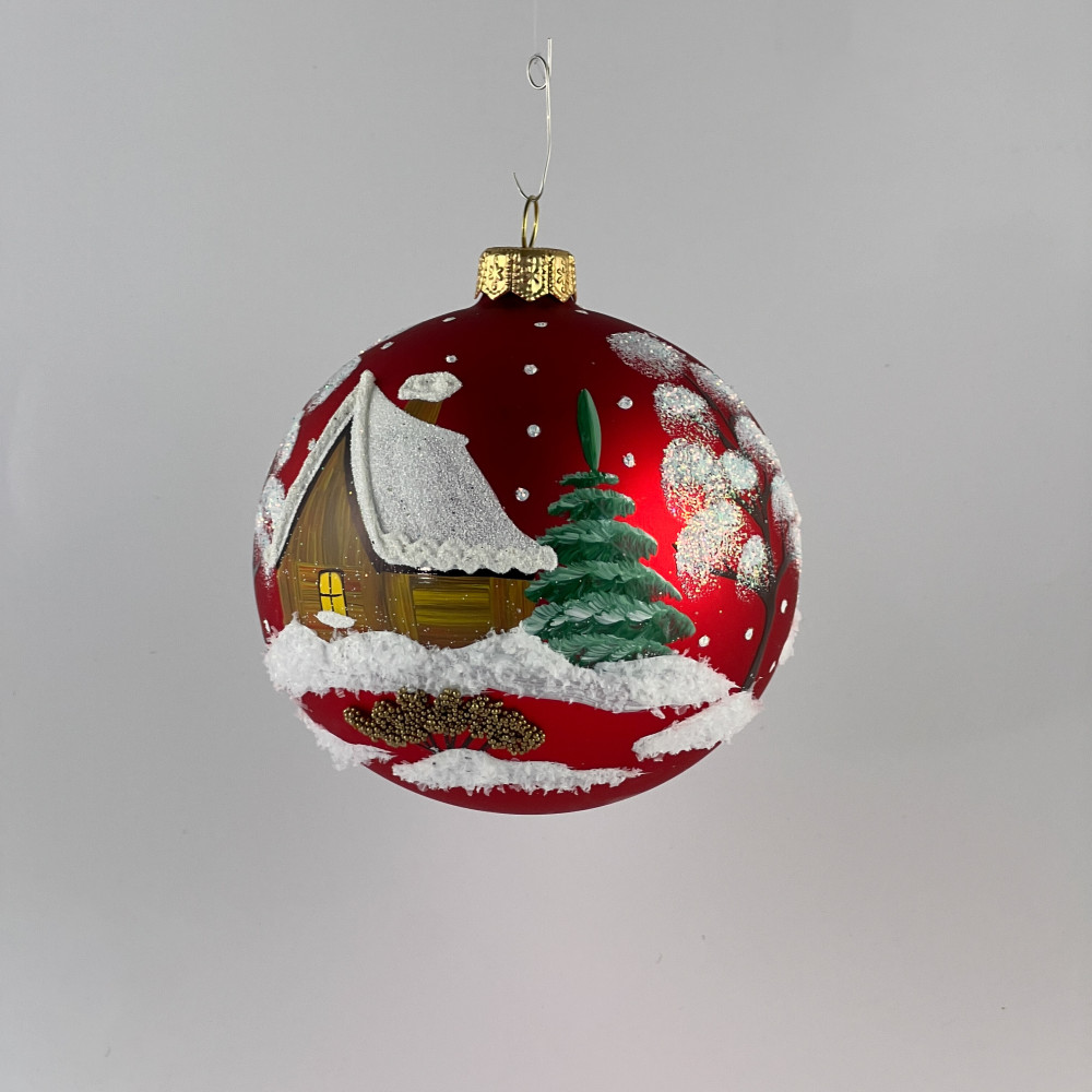 Komplet bombek "Białe święta"