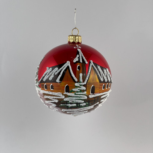 Komplet bombek "Zimowy krajobraz"