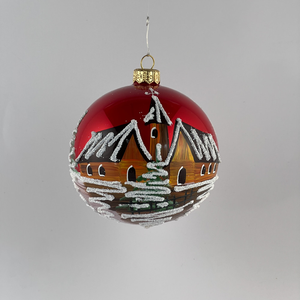 Komplet bombek "Zimowy krajobraz"