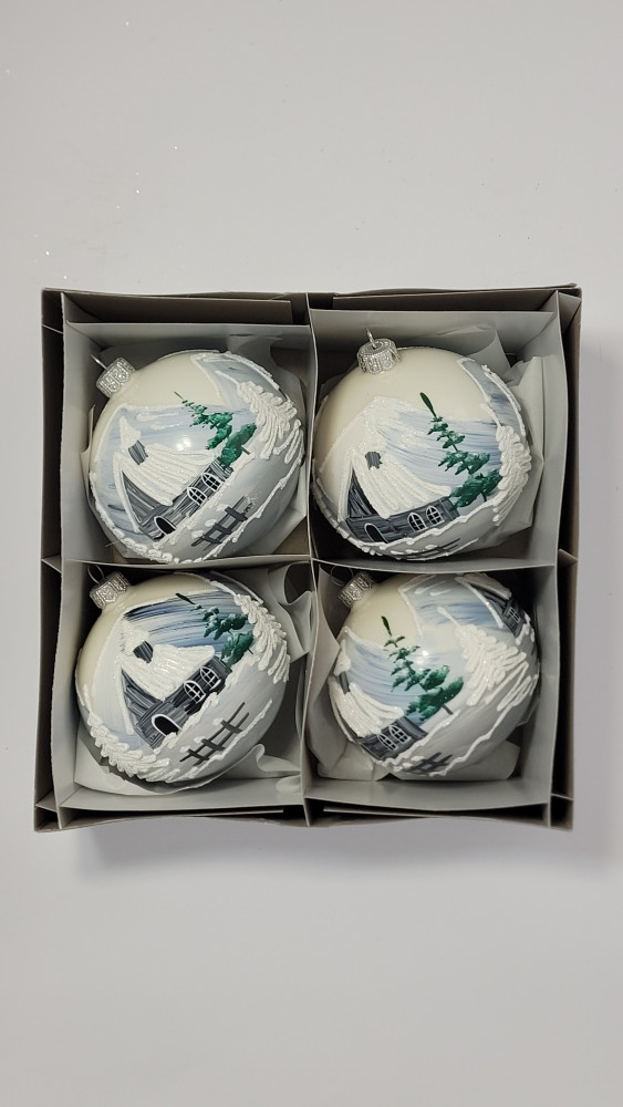 Komplet bombek "Święta w górach"