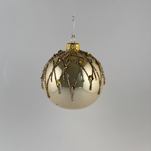 Komplet bombek "Złoty deszcz"