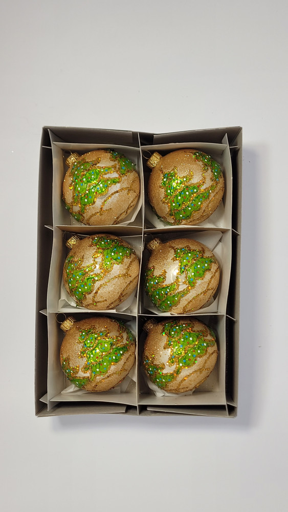 Komplet bombek "Choinkowy las"