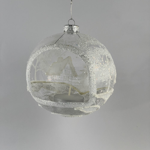 Lampion "Biała fantazja"