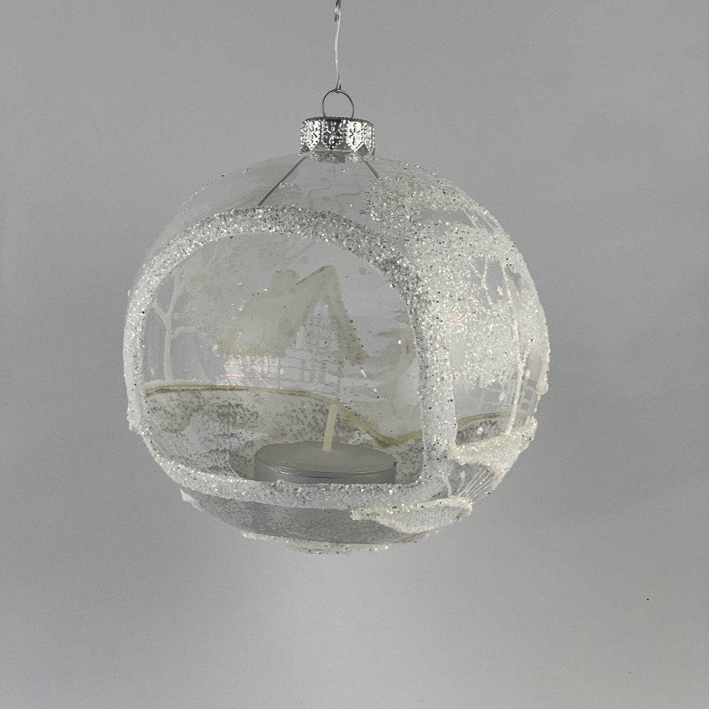 Lampion "Biała fantazja"