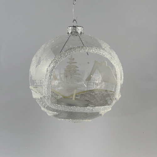 Lampion "Biała fantazja"