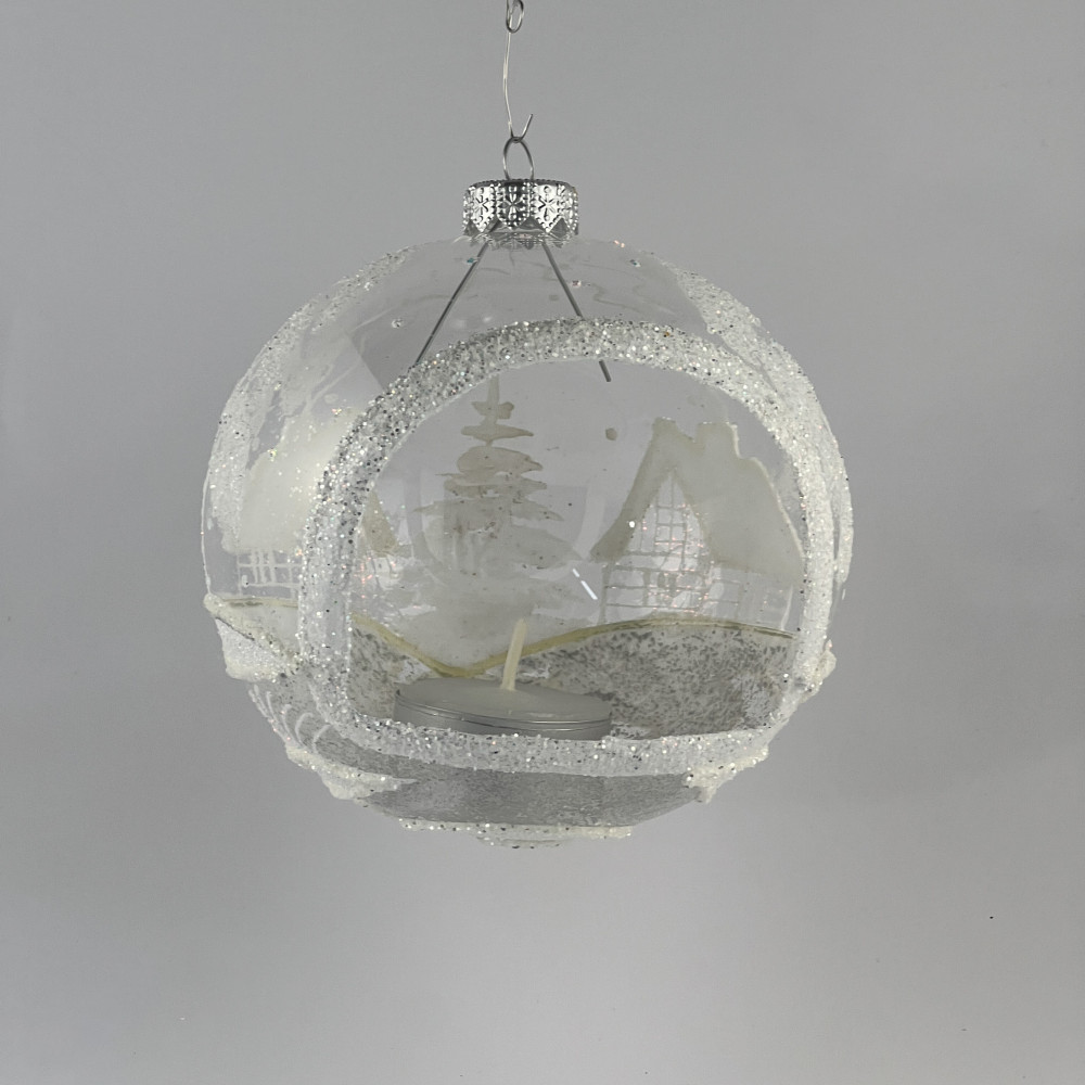 Lampion "Biała fantazja"