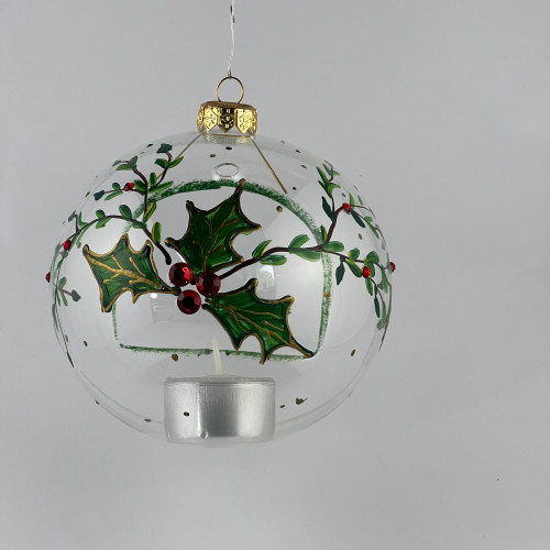 Lampion "Liść ostrokrzewu"