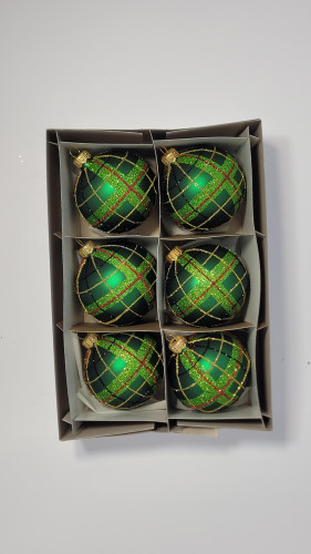 Komplet bombek "Świąteczna elegancja"