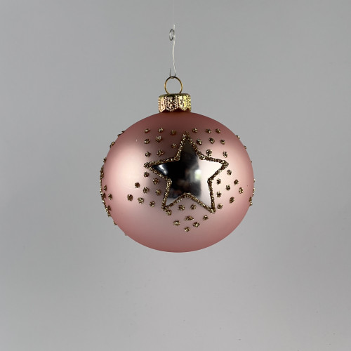 Komplet bombek "Pudrowa gwiazda"