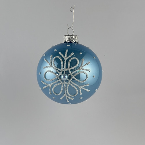 Komplet bombek "Niebiańska śnieżynka"