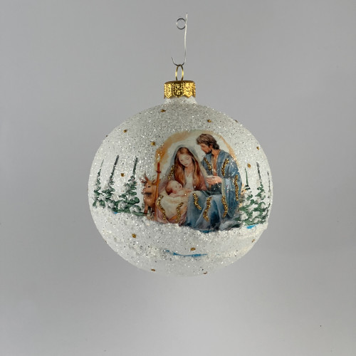 Zestaw 12 bombek "Święta rodzina"