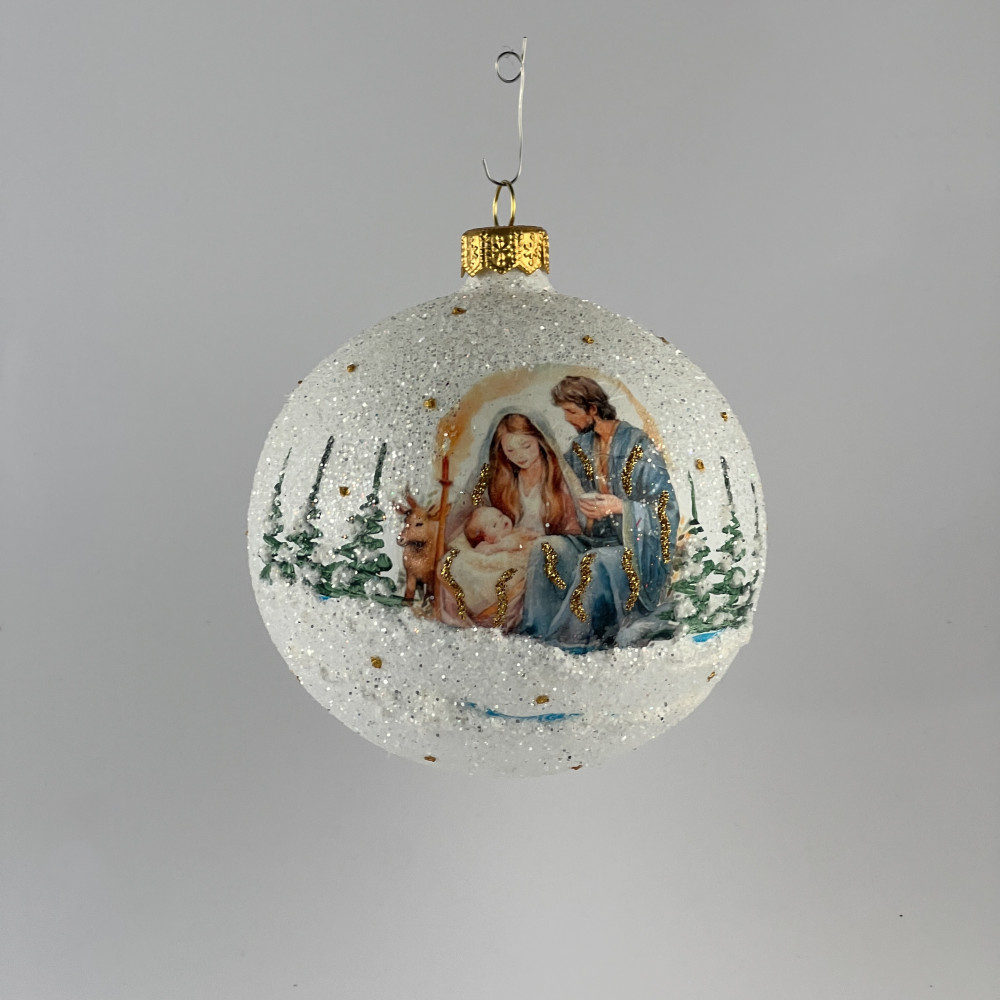 Zestaw 12 bombek "Święta rodzina"