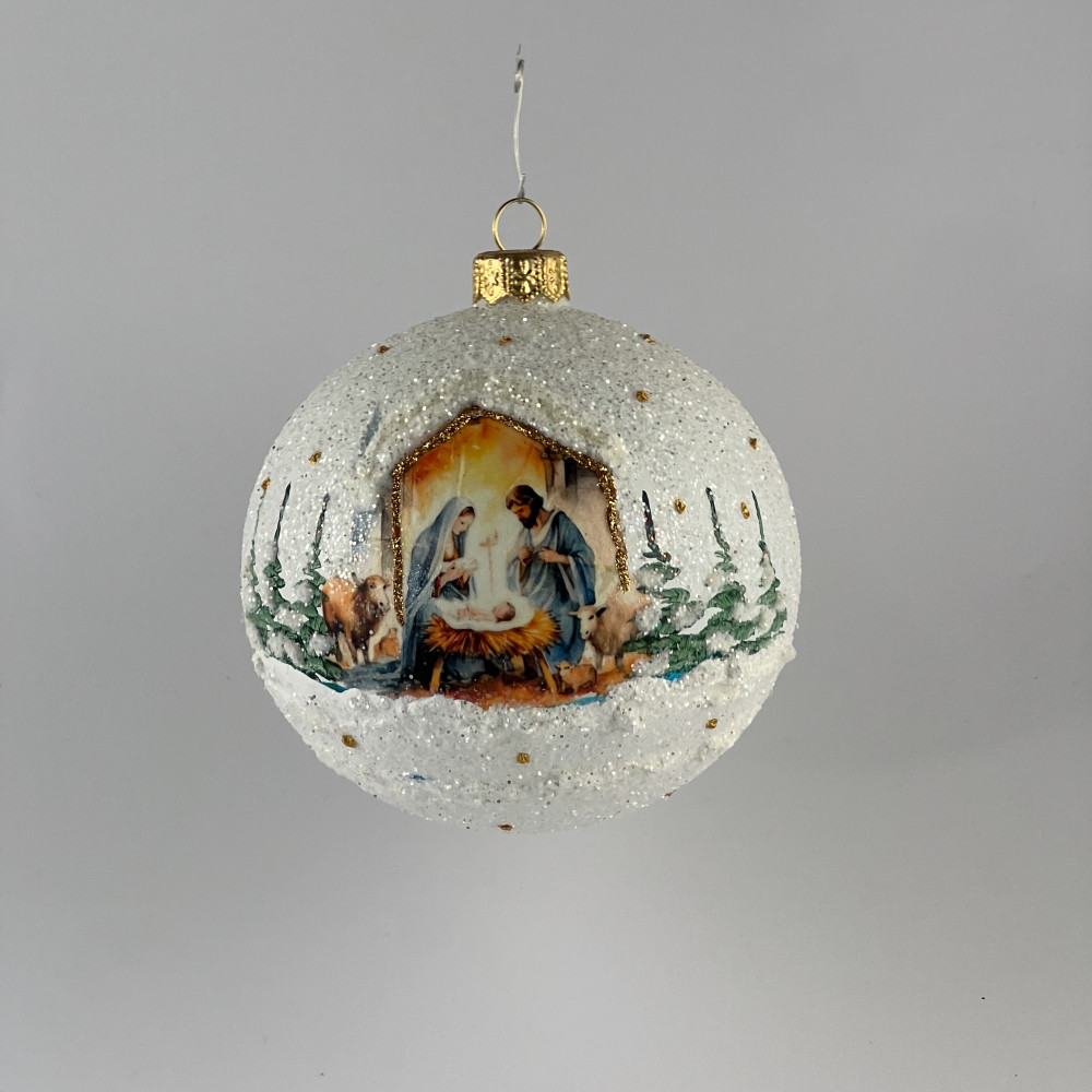 Zestaw 12 bombek "Święta rodzina"