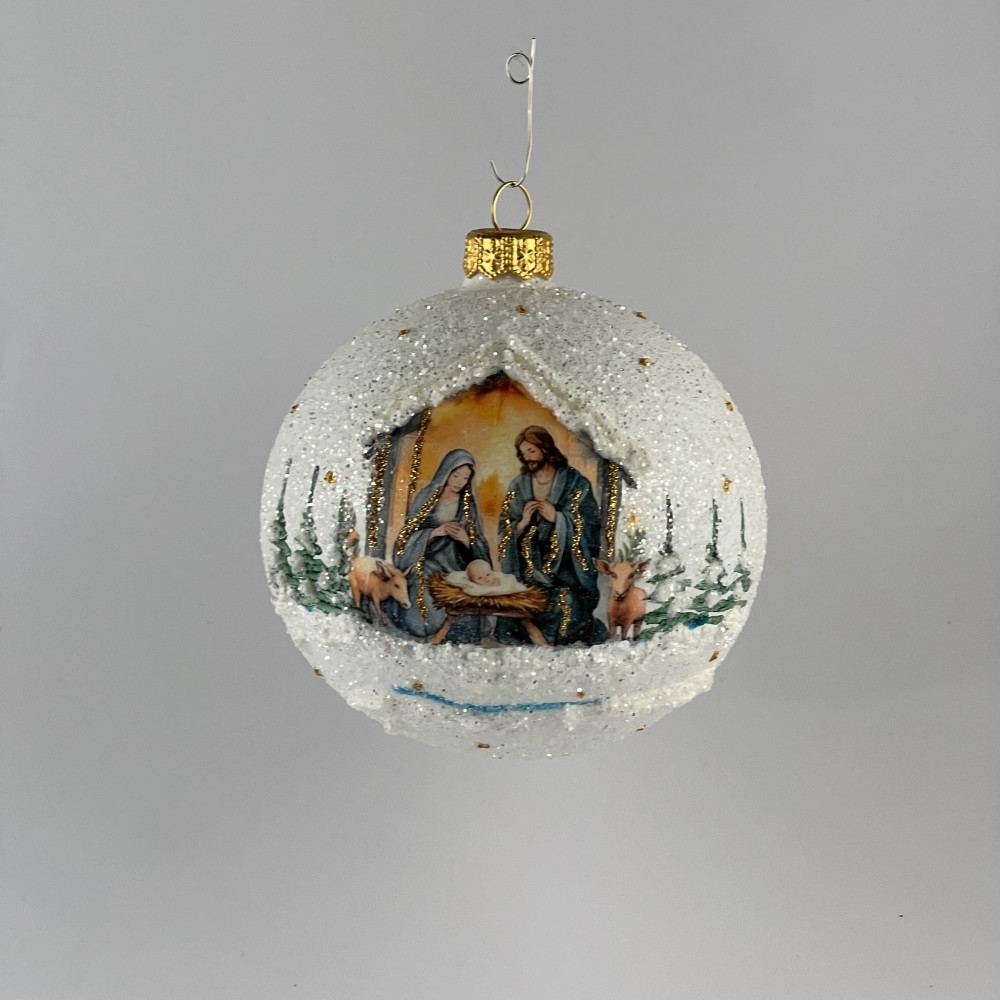 Zestaw 12 bombek "Święta rodzina"