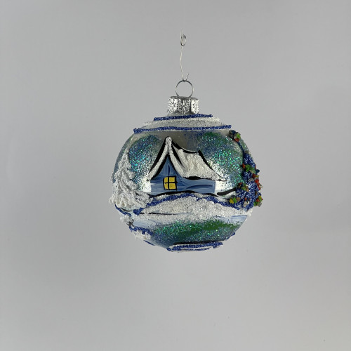 Komplet bombek "Śnieżny domek"
