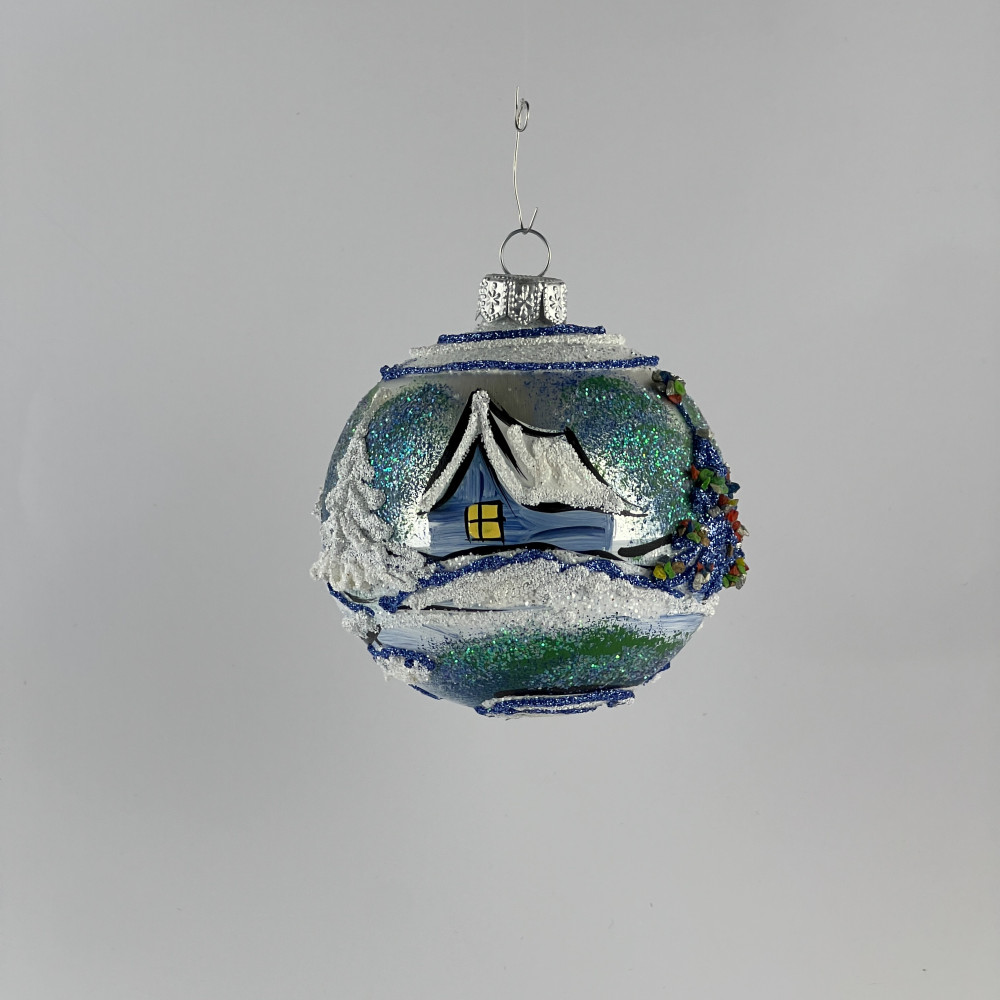 Komplet bombek "Śnieżny domek"