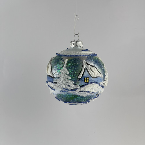 Komplet bombek "Śnieżny domek"