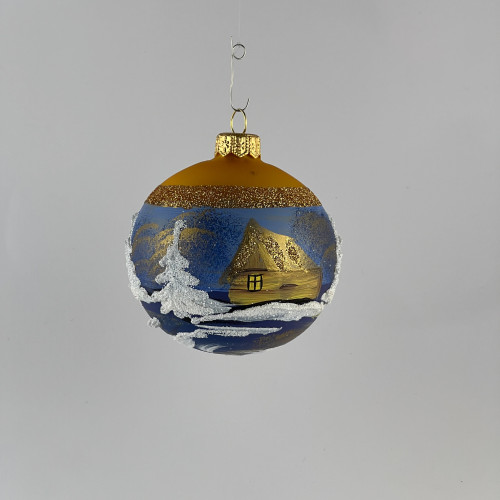 Komplet bombek "Złoty pejzaż"