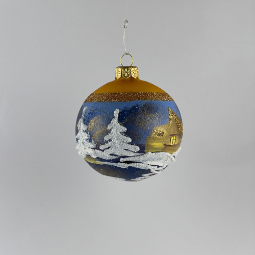 Komplet bombek "Złoty pejzaż"