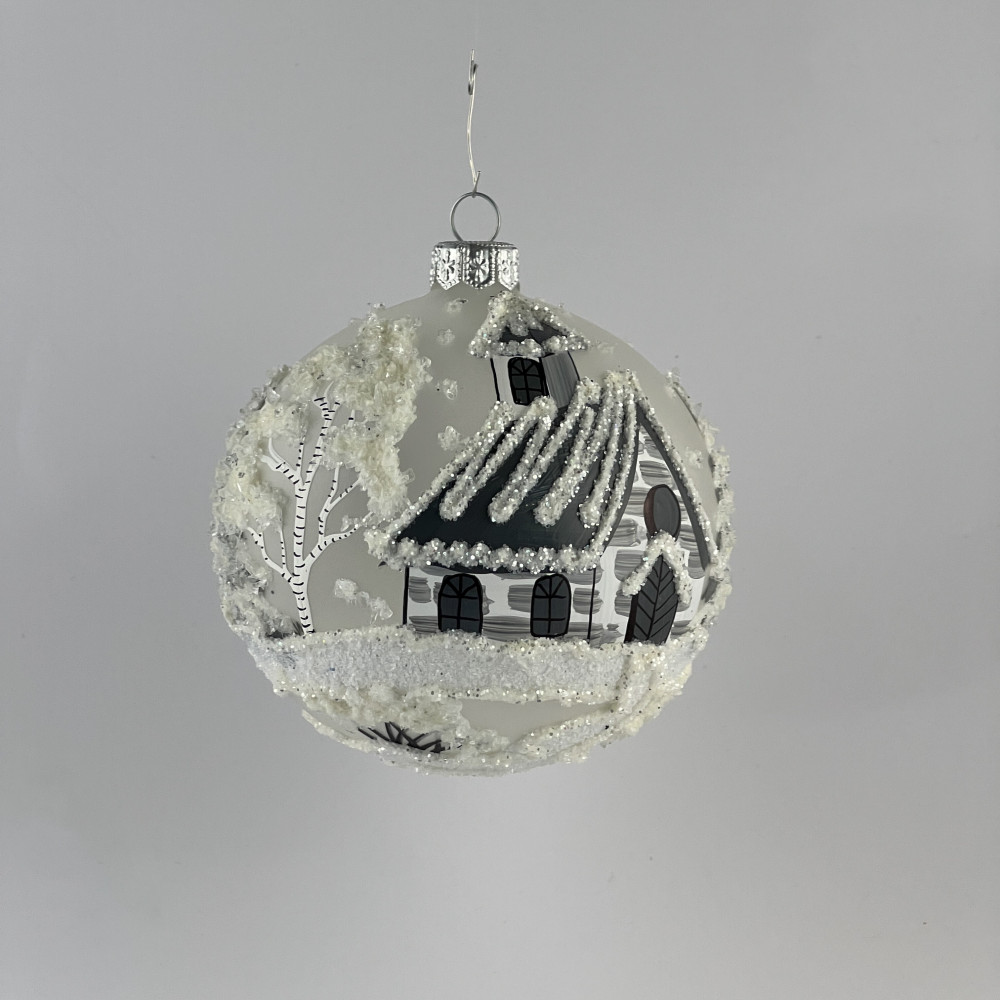 Komplet bombek "Śnieżny krajobraz"