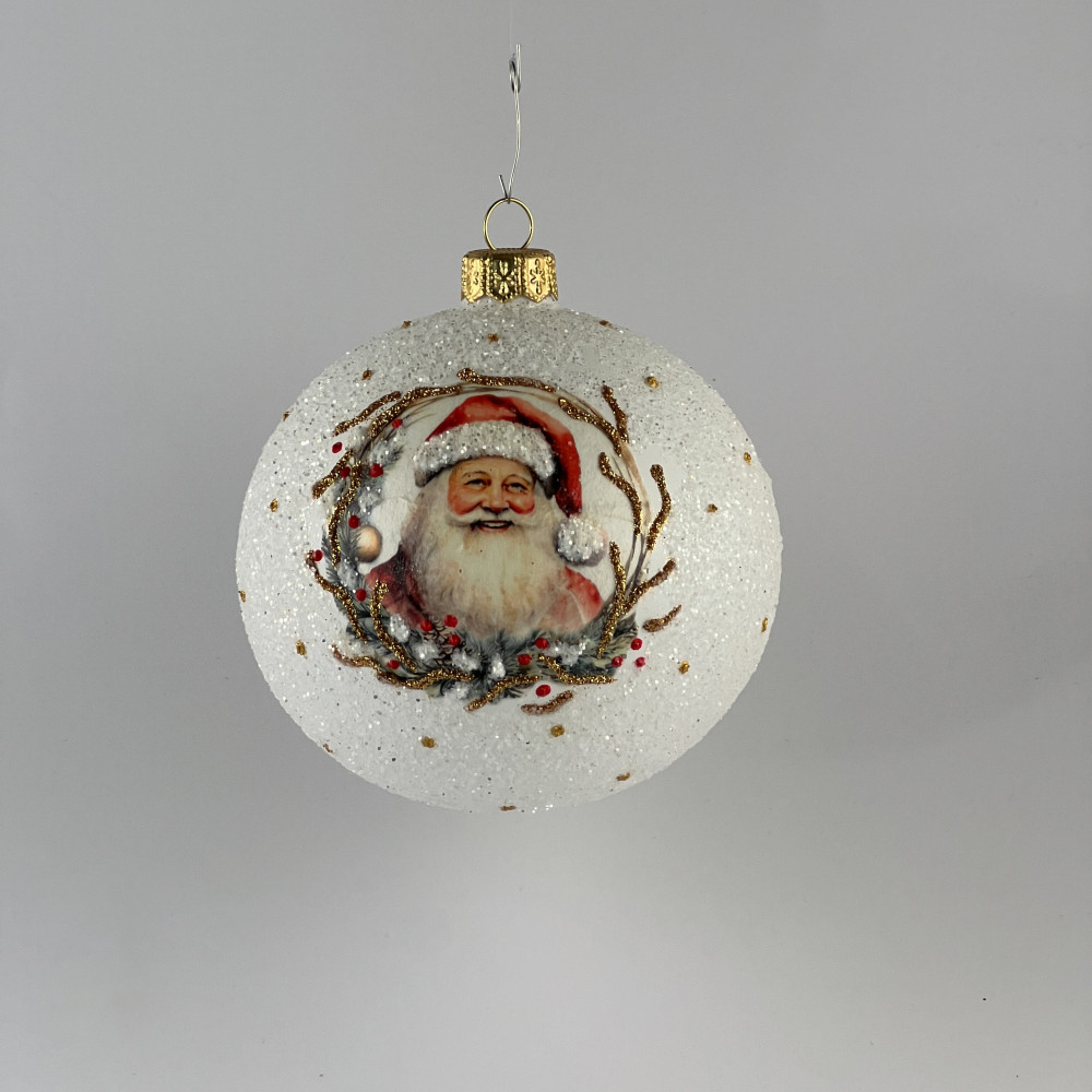 Zestaw 12 bombek "Święty Mikołaj"