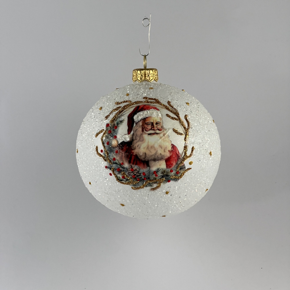 Zestaw 12 bombek "Święty Mikołaj"