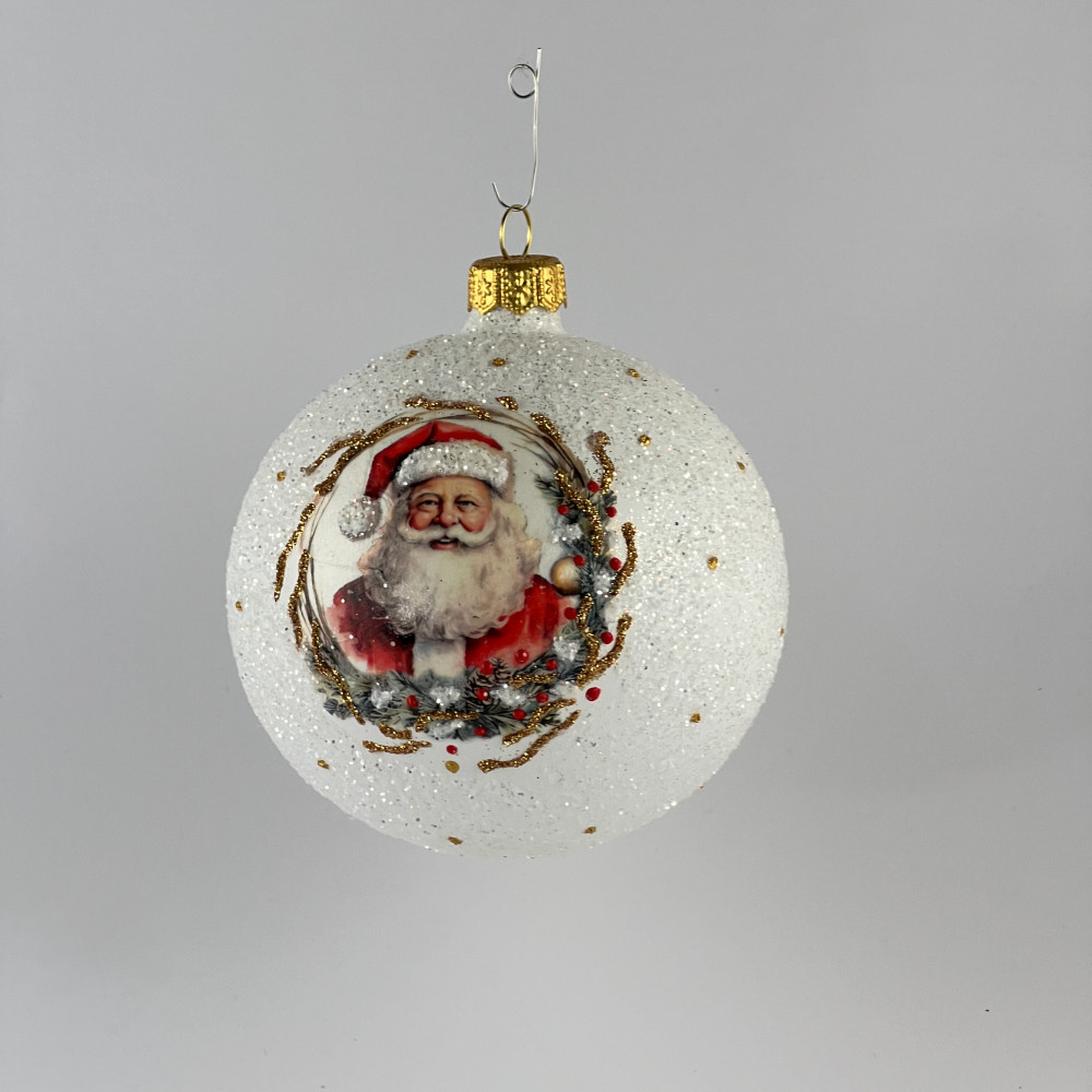 Zestaw 12 bombek "Święty Mikołaj"