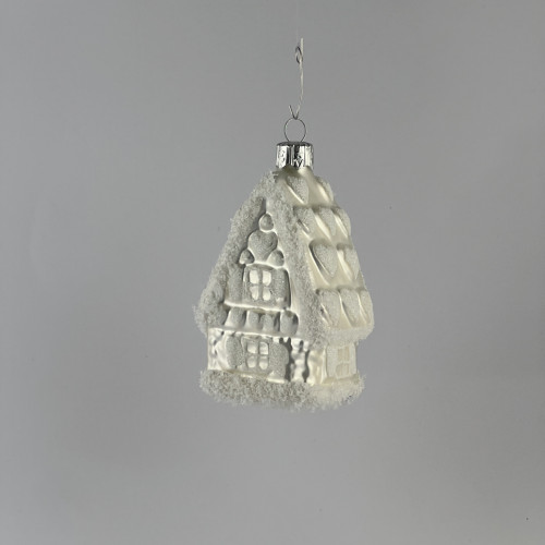 Zestaw 5 bombek "Biały domek Baby Jagi"