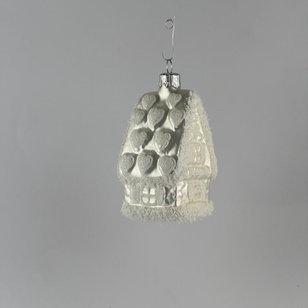 Zestaw 5 bombek "Biały domek Baby Jagi"