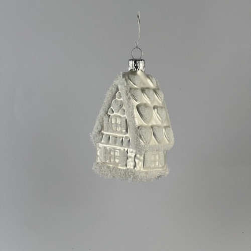 Zestaw 5 bombek "Biały domek Baby Jagi"