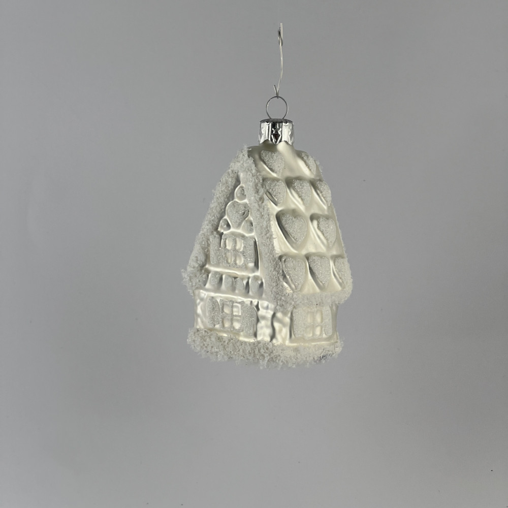 Zestaw 5 bombek "Biały domek Baby Jagi"