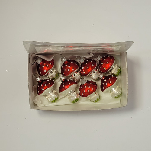 Zestaw 8 bombek "Grzybek mini"