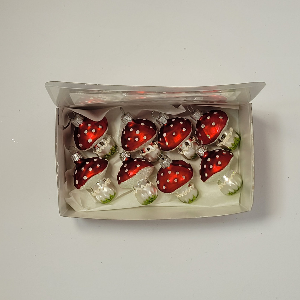 Zestaw 8 bombek "Grzybek mini"