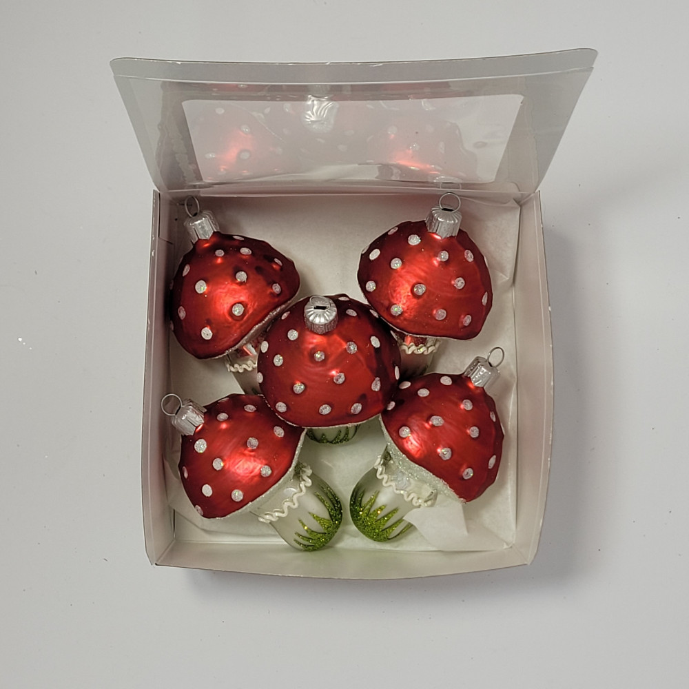 Zestaw 5 bombek "Muchomorek"