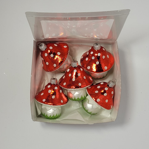 Zestaw 5 bombek "Muchomor"