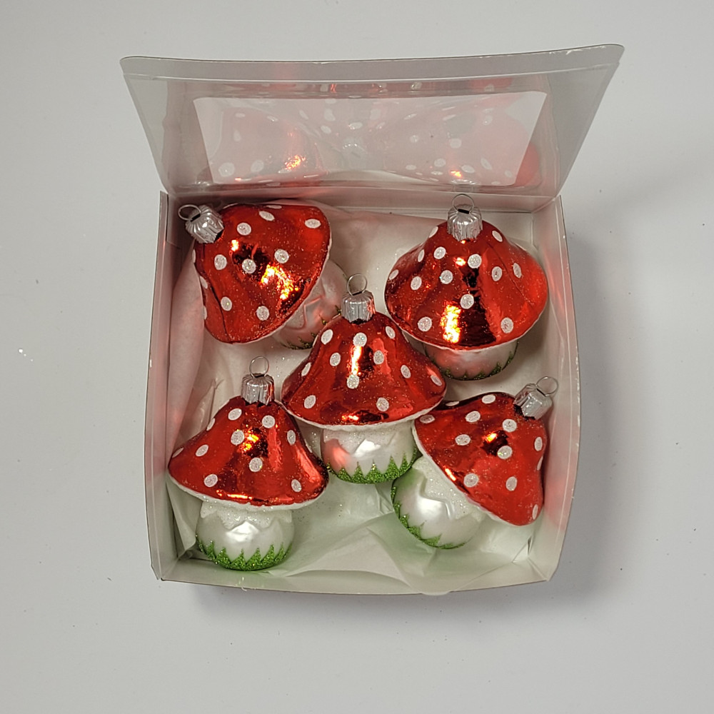 Zestaw 5 bombek "Muchomor"