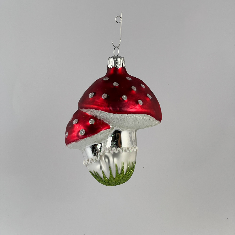 Zestaw 3 bombek "Muchomor podwójny"