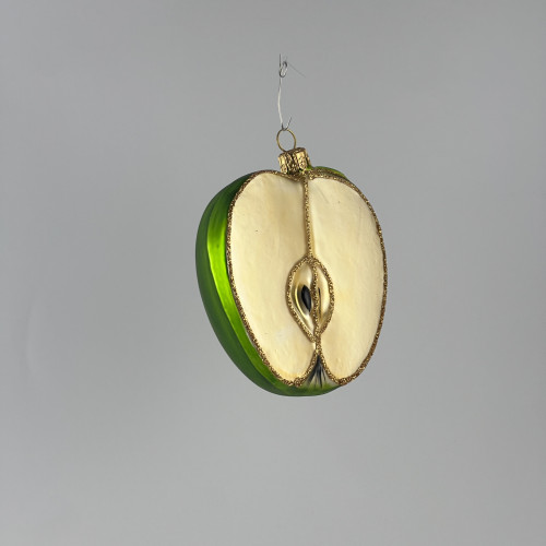 Zestaw 2 bombek "Zielone jabłuszko"