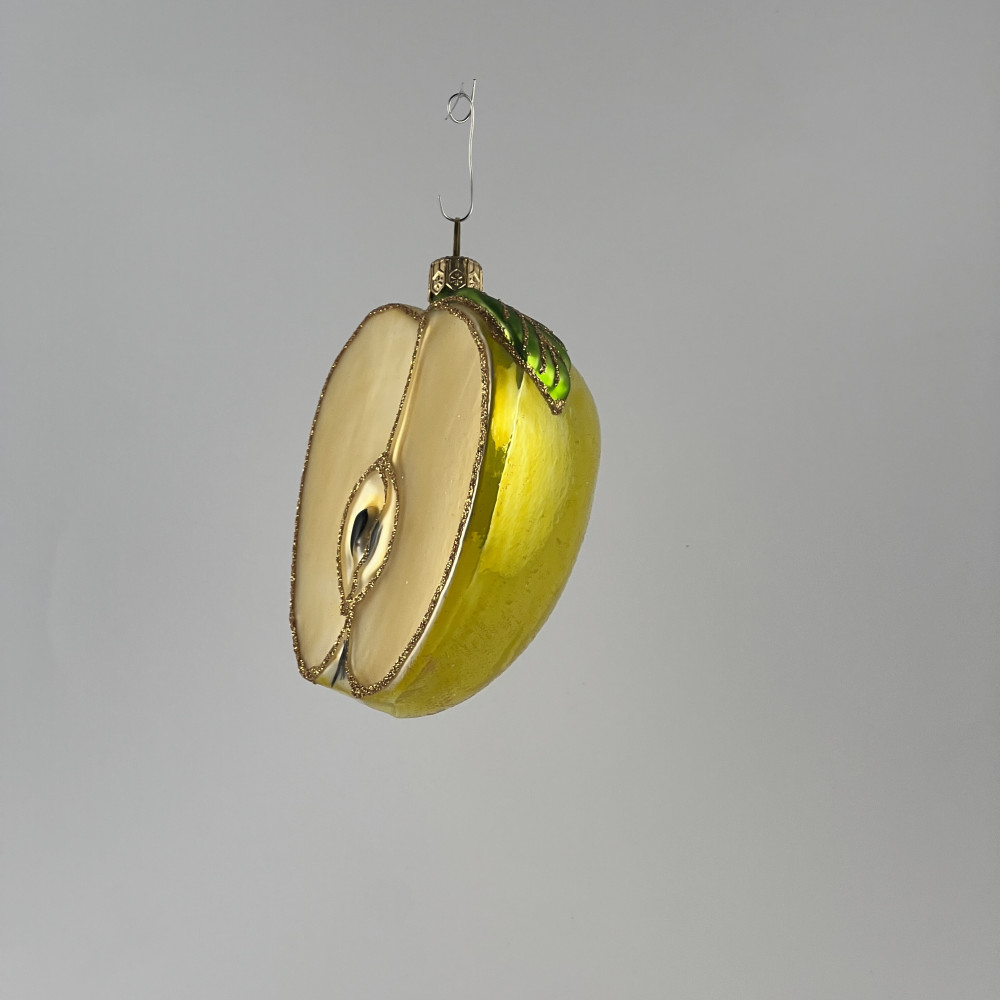 Zestaw 2 bombek "Jasno zielone jabłuszko"
