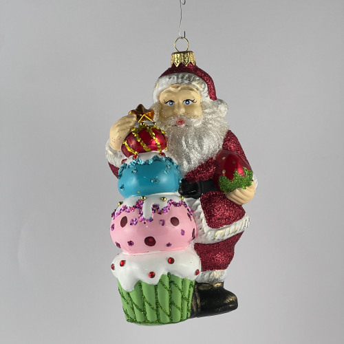 Forma "Mikołaj z lukrową babeczką"