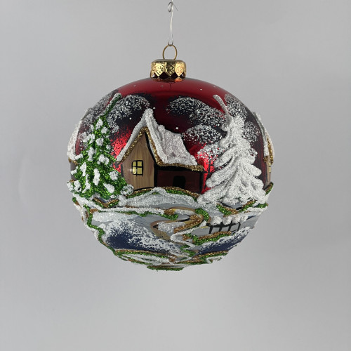 Bombka "Wiejskie chatki"