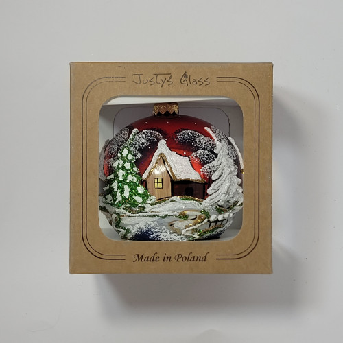 Bombka "Wiejskie chatki"