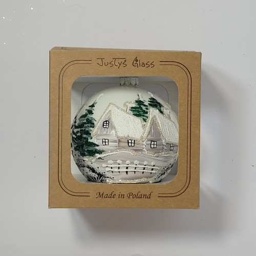 Bombka "Wiejska zima"