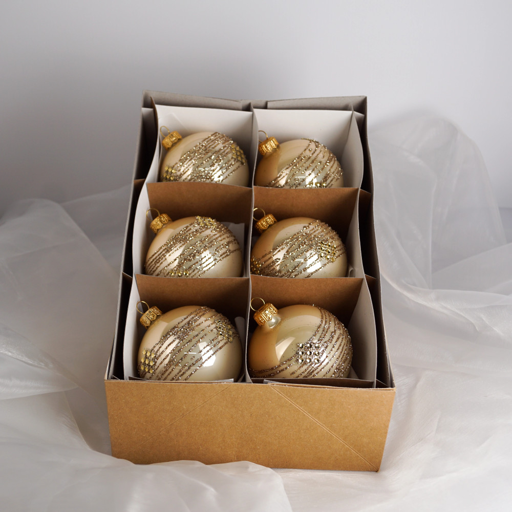 Komplet bombek "Złoty kłębuszek"